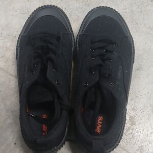 Levi's Charcoal Canvas Sneakers